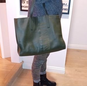 All Saints Leather Tote Bag